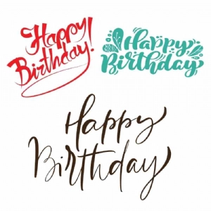 Happy Birthday SVG Bundle, Instant Download Birthday SVG