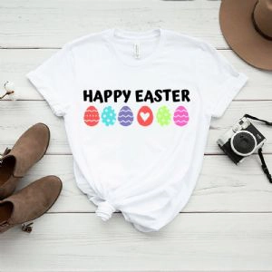 Happy Easter with Eggs SVG Easter Day SVG