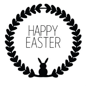 Easter Wreath SVG Design, Happy Easter SVG File Easter Day SVG