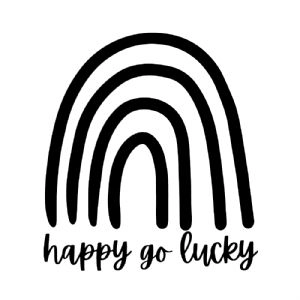 Happy Go Lucky Rainbow SVG, St Patrick's Day SVG St Patrick's Day SVG