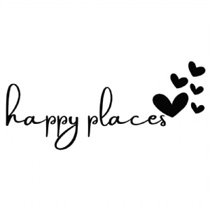 Happy Places SVG, Our Happy Places Instant Download Backgrounds and Patterns SVG
