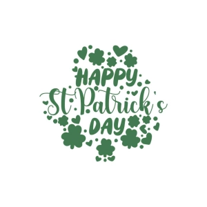 Happy St Patrick's Day SVG Files, Shamrocks SVG St Patrick's Day SVG