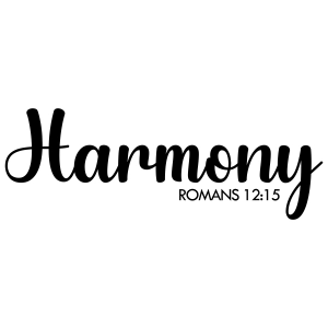 Harmony Proverb SVG, Bible Verse SVG Instant Download Christian SVG