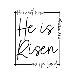 He Is Risen SVG, Easter SVG Digital Design Easter Day SVG