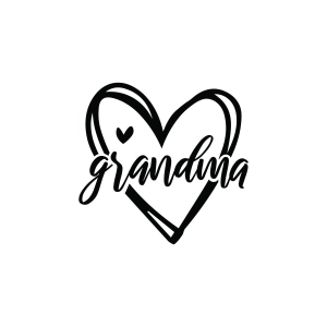Heart Grandma SVG Files For Cricut Grandma SVG