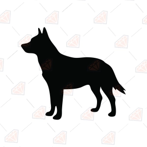 Heeler Silhouette SVG