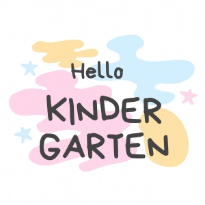 Hello Kindergarten SVG Cut File, Instant Download School SVG