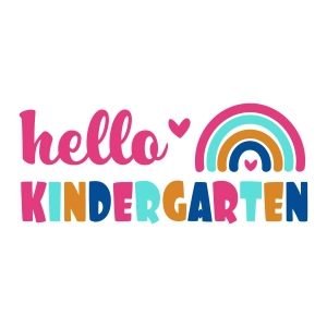 Hello Kindergarten SVG, Kindergarten Shirt PNG Teacher SVG