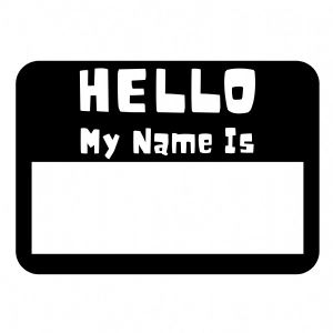 Hello My Name Is SVG, Instant Download T-shirt SVG