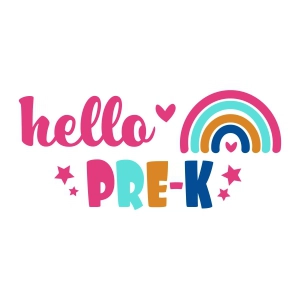 Hello Pre K SVG, First Day of School SVG Teacher SVG