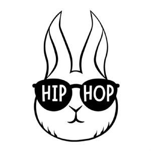 Hip Hop Bunny Easter SVG Bunnies SVG