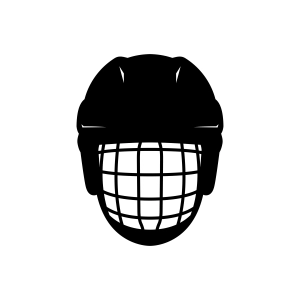 Hockey Helmet SVG, PNG, JPG and DXF Files Hockey SVG