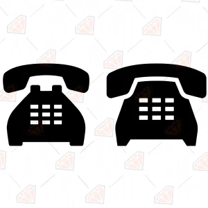 Home Telephone SVG, Vintage Telephone SVG Instant Download Svg