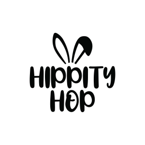 Hoppy Easter SVG, Hippity Hop SVG Easter Day SVG