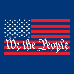 Horizontal We The People USA Flag SVG, Us Constitution SVG USA SVG