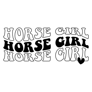 Horse Girl SVG Cut File, Horse Love Horse SVG