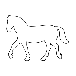 Horse Outline SVG Cut File, PNG, JPEG Horse SVG