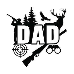 Hunting Dad SVG, Hunting SVG for Father's Day Dad SVG