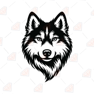 Husky Head SVG – Husky Dog Cut File