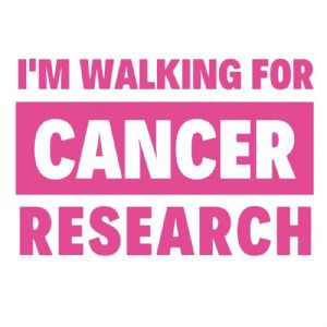 I'm Walking for Cancer Research SVG File Cancer Day SVG