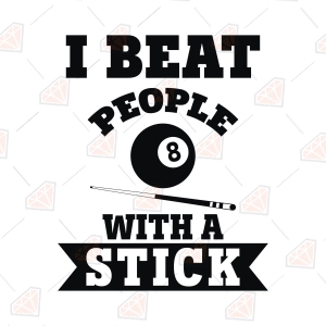 I Beat People With A Stick SVG