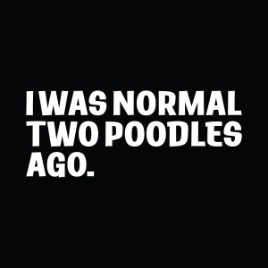 I Was Normal Two Poodles Ago SVG, Funny Dog Lover SVG Dog SVG