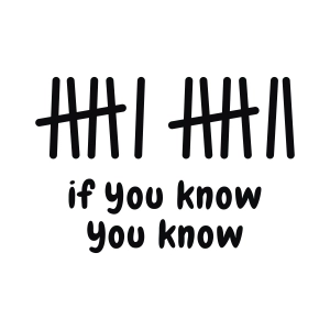 If You Know You Know SVG, Trendy 6 7 Meme SVG Funny SVG