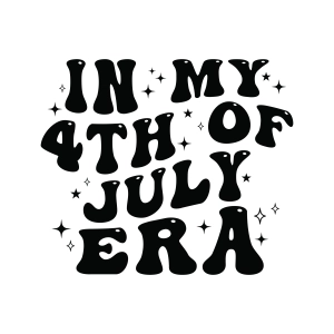 In My 4th Of July Era SVG Wavy, Trendy SVG 4th Of July SVG