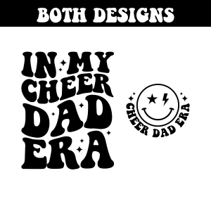 In My Cheer Dad Era SVG, Trendy Dad Shirt SVG Cheerleading SVG