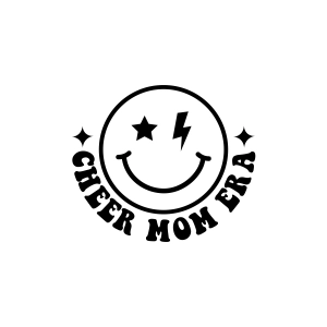 In My Cheer Mom Era SVG Bundle, Trendy Wavy Cheer Mom SVG Cheerleading SVG
