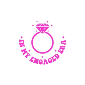 In My Engaged Era SVG PNG, Future Mrs. SVG Wedding SVG