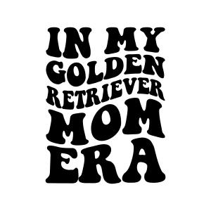 In My Golden Retriever Mom Era SVG, Retriever Mom SVG Dog SVG