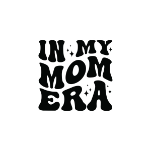 In My Mom Era SVG Wavy, Trendy Mom SVG Mom SVG