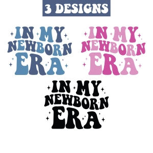 In My Newborn Era SVG Bundle, Baby SVG Baby SVG