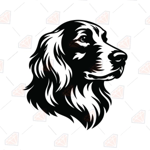 Irish Setter SVG – Irish Setter Head Silhouette