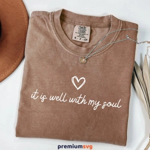 It Is Well with My Soul SVG, Trendy Jesus SVG