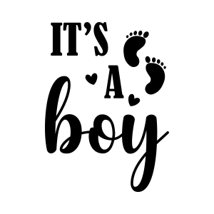 It's A Boy SVG File, Baby Shower Onesie SVG Design Baby SVG