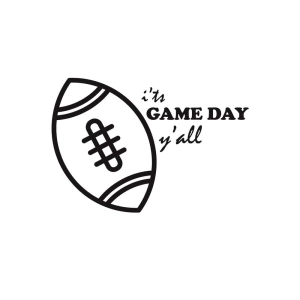 It's A Game Day Y'all SVG Cut File, Football Sport SVG Football SVG