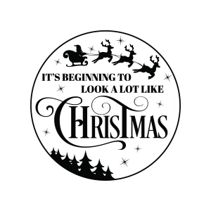 It's Beginning To Look A Lot Like Christmas SVG, Christmas SVG, Cricut Christmas SVG