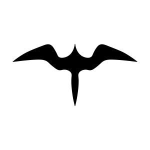 Iwa Bird SVG, Iwa Silhouette Bird SVG