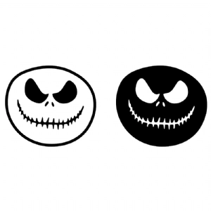 Skellington Face SVG, Halloween Cricut Files Halloween SVG