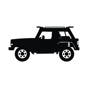 Jeep Silhouette SVG, Off Road American Jeep SVG Drawings