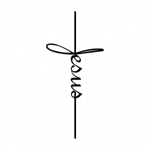 Jesus Cross SVG Cut File, Christian SVG Instant Download Cross SVG