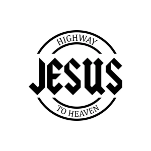 Jesus Highway To Heaven SVG Cut File, Jesus Instant Download Christian SVG