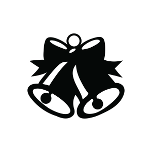 Jingle Bell Ornament SVG Cut File, Christmas Tree