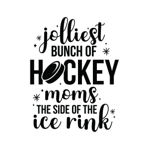 Jolliest Bunch Of Hockey Moms SVG Sports SVG