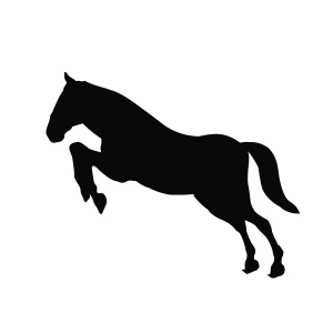 Jumping Horse SVG, Horse Silhouette Horse SVG