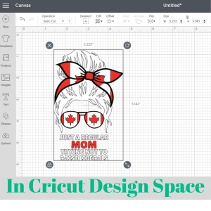 Just a Regular Canadian Mom Trying to Not Raise Liberals SVG Messy Bun SVG