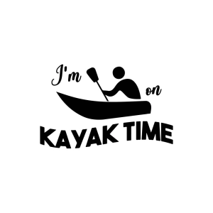 Kayak Time SVG Cut File, I'm On Kayak SVG Kayak SVG