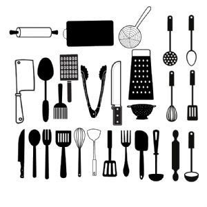 Kitchen Utensils SVG Bundle Kitchen Utensils